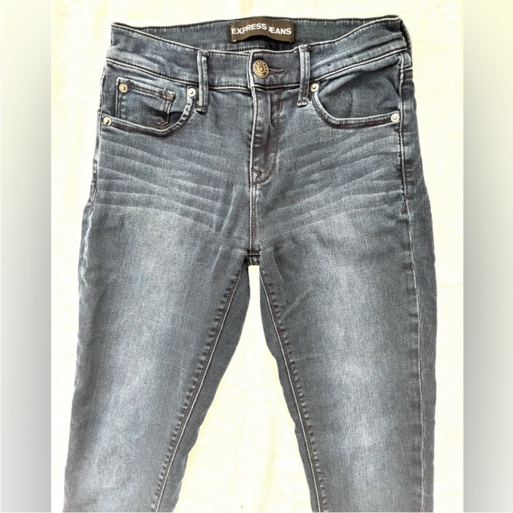 Express Mid Rise Legging/Jeans - Picture 3 of 9